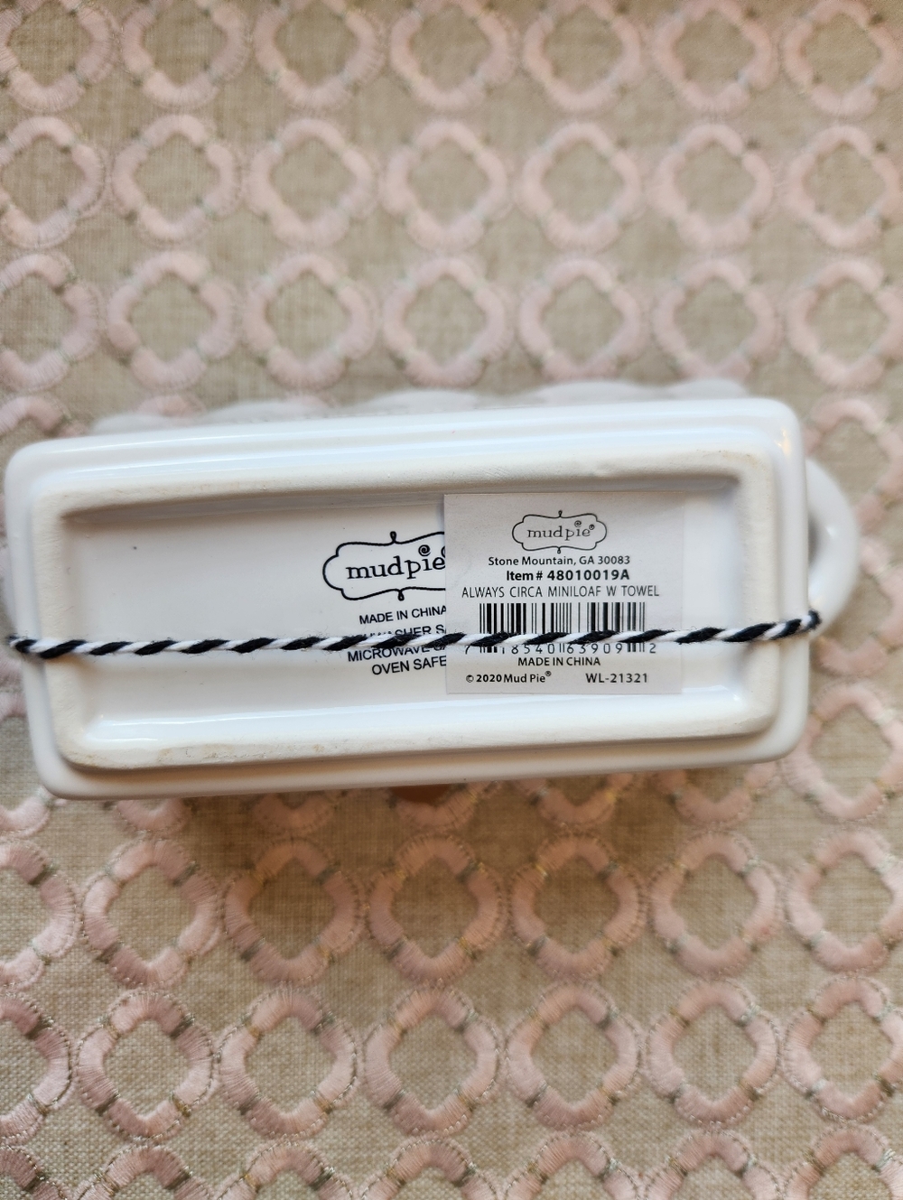 Mud Pie "I Will Always Loaf You" Mini Loaf Pan and Towel Set, $24, NWT - Picture 6 of 10
